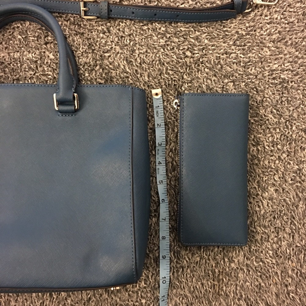 🎄MK 2 Piece Set! Bag + Wallet —blue Kellen!! - Picture 5 of 8